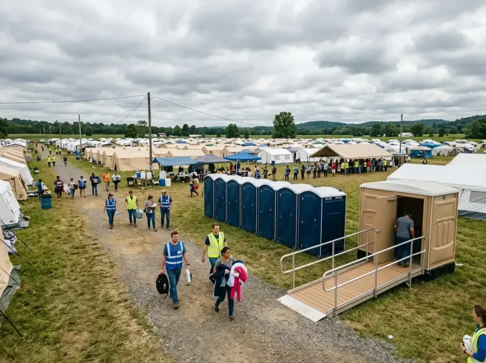 disaster-relief-camp-restrooms-010 — frequently asked questions, Dumpster & Portable Bathrooms Rental in New Whiteland, IN